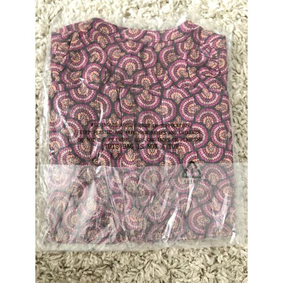 Marine Layer Colette Top Printed Doublecloth Fan Block Print Pink Purple NWT S - Picture 8 of 8